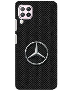 Чехол для Huawei P40 Lite с картинкой «Карбоновый Mercedes стиль» Чехол для Huawei P40 Lite с картинкой «Карбоновый Mercedes стиль»