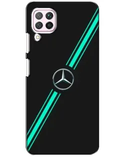 Чехол для Huawei P40 Lite с картинкой «Спортивные линии Mercedes» Чехол для Huawei P40 Lite с картинкой «Спортивные линии Mercedes»