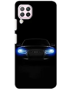 Чохол для Huawei P40 Lite з картинкою «Audi в неоні»