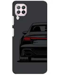 Чохол для Huawei P40 Lite з картинкою «Задня частина Audi — арт»