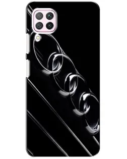 Чохол для Huawei P40 Lite з картинкою «Audi — абстрактні кільця»