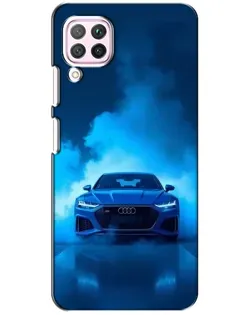 Чохол для Huawei P40 Lite з картинкою «Audi — блакитна енергія»