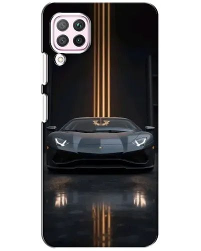 Чехол для Huawei P40 Lite с картинкой «Lamborghini золотые линии» Чехол для Huawei P40 Lite с картинкой «Lamborghini золотые линии»