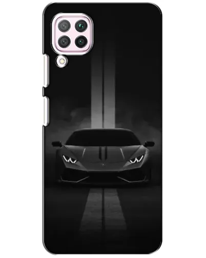 Чехол для Huawei P40 Lite с картинкой «Lamborghini симметрия дорог» Чехол для Huawei P40 Lite с картинкой «Lamborghini симметрия дорог»