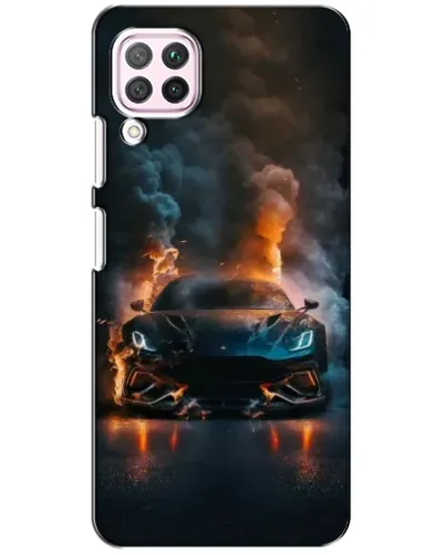 Чехол для Huawei P40 Lite с картинкой «Lamborghini дымная эстетика» Чехол для Huawei P40 Lite с картинкой «Lamborghini дымная эстетика»