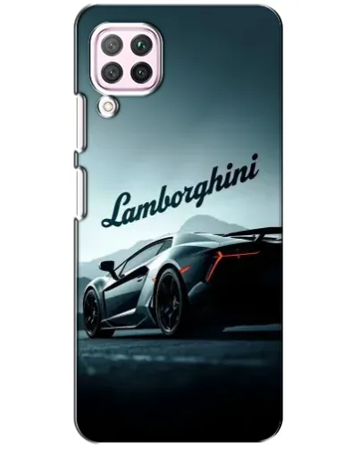 Чехол для Huawei P40 Lite с картинкой «Классическая надпись Lamborghini» Чехол для Huawei P40 Lite с картинкой «Классическая надпись Lamborghini»