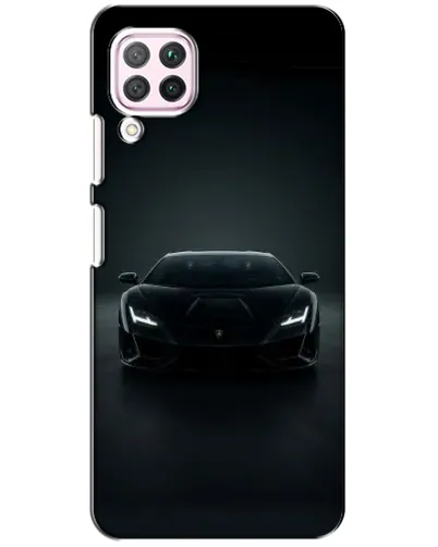 Чехол для Huawei P40 Lite с картинкой «Черный Lamborghini Aventador» Чехол для Huawei P40 Lite с картинкой «Черный Lamborghini Aventador»