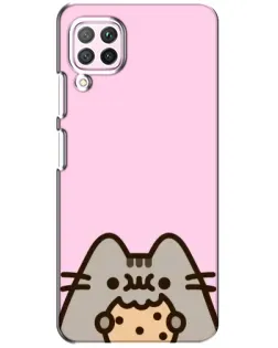 Чохол для Huawei P40 Lite з картинкою «Pusheen та печиво»