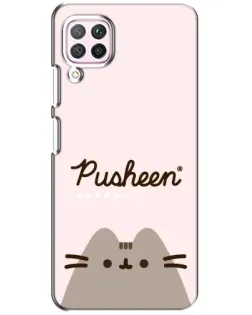 Чохол для Huawei P40 Lite з картинкою «Pusheen логотип»