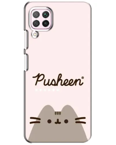 Чохол для Huawei P40 Lite з картинкою «Pusheen логотип»