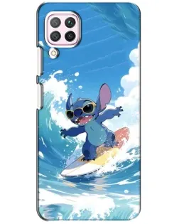 Чехол для Huawei P40 Lite с картинкой «Стич на волне» Чехол для Huawei P40 Lite с картинкой «Стич на волне»