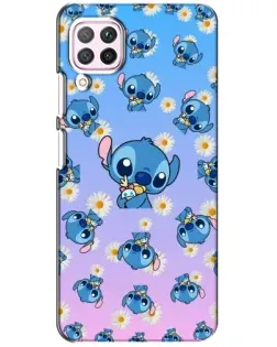 Чехол для Huawei P40 Lite с картинкой «Паттерн со Стичем» Чехол для Huawei P40 Lite с картинкой «Паттерн со Стичем»