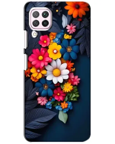 Чехол для Huawei P40 Lite с картинкой «Цветочная феерия»