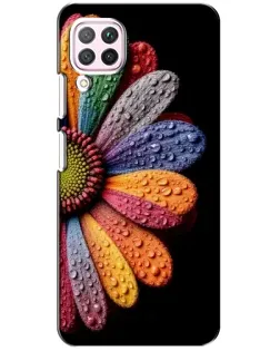 Чохол для Huawei P40 Lite з картинкою «Райдужна квітка»