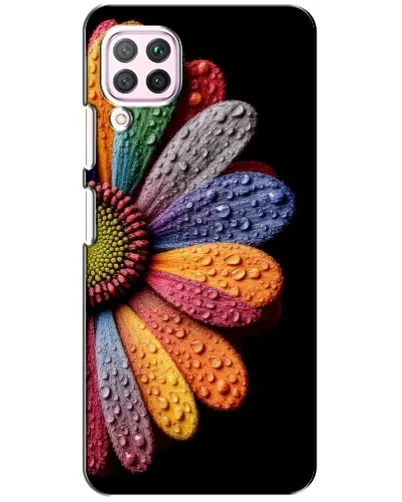 Чехол для Huawei P40 Lite с картинкой «Радужный цветок»