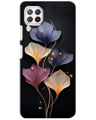 Чехол для Huawei P40 Lite с картинкой «Лиловые цветы грации»