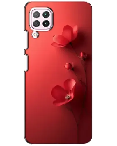 Чехол для Huawei P40 Lite с картинкой «Маковые соцветия»