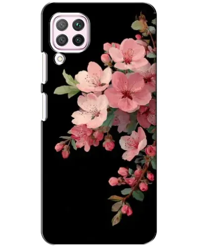Чехол для Huawei P40 Lite с картинкой «Розовая ветка сакуры»