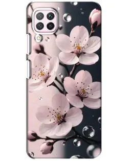 Чохол для Huawei P40 Lite з картинкою «Ніжня сакура та краплі»