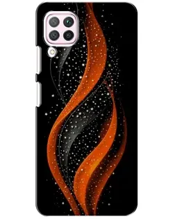 Чехол для Huawei P40 Lite с картинкой «Огненная звездная волна»