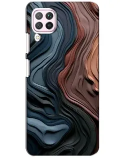 Чехол для Huawei P40 Lite с картинкой «Цветные волны каньона»