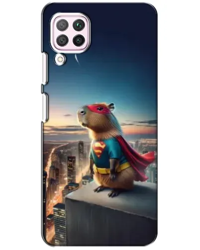 Чехол для Huawei P40 Lite с картинкой «Капи-мен супергерой»