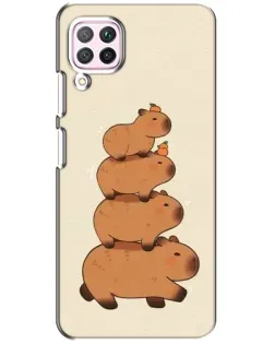 Чохол для Huawei P40 Lite з картинкою «Вежа з капібар»