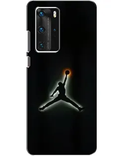Чехол для Huawei P40 Pro с картинкой «Jordan Gradient Logo»