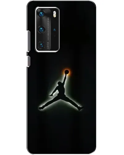 Чехол для Huawei P40 Pro с картинкой «Jordan Gradient Logo»