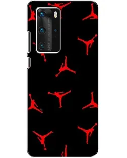 Чехол для Huawei P40 Pro с картинкой «Jordan Red Pattern»