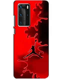 Чехол для Huawei P40 Pro с картинкой «Jordan Red Smoke»