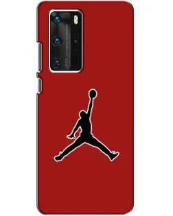 Чехол для Huawei P40 Pro с картинкой «Jordan Red Back»
