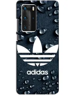 Чехол для Huawei P40 Pro с картинкой «Adidas Trefoil Blue»