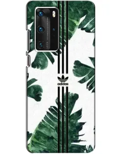 Чехол для Huawei P40 Pro с картинкой «Пальмовые листья адидас»