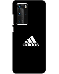 Чехол для Huawei P40 Pro с картинкой «Черная классика Adidas»