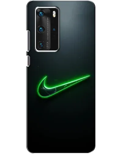 Чехол для Huawei P40 Pro с картинкой «Неоновый контур Nike» Чехол для Huawei P40 Pro с картинкой «Неоновый контур Nike»
