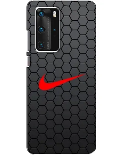 Чехол для Huawei P40 Pro с картинкой «Nike — карбоновая сетка» Чехол для Huawei P40 Pro с картинкой «Nike — карбоновая сетка»