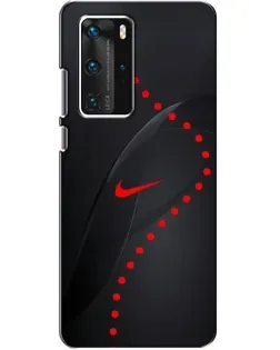 Чехол для Huawei P40 Pro с картинкой «Абстрактный дизайн Nike»