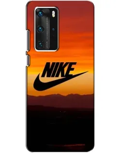 Чехол для Huawei P40 Pro с картинкой «Nike — вечерний горизонт»