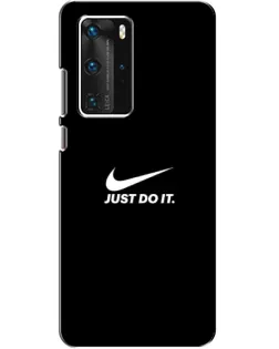 Чехол для Huawei P40 Pro с картинкой «Минимализм от Nike»