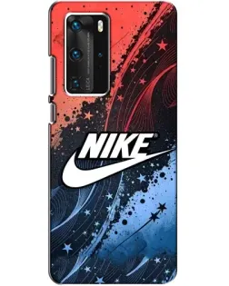 Чехол для Huawei P40 Pro с картинкой «Градиентный принт Найк»
