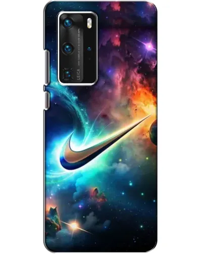 Чехол для Huawei P40 Pro с картинкой «Космический Nike Swoosh» Чехол для Huawei P40 Pro с картинкой «Космический Nike Swoosh»