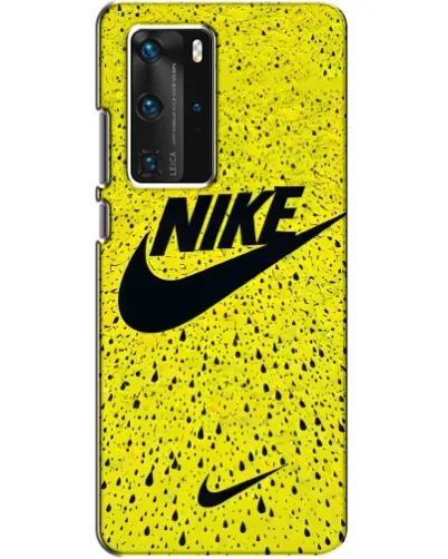Чехол для Huawei P40 Pro с картинкой «Желтый текстурный Nike» Чехол для Huawei P40 Pro с картинкой «Желтый текстурный Nike»