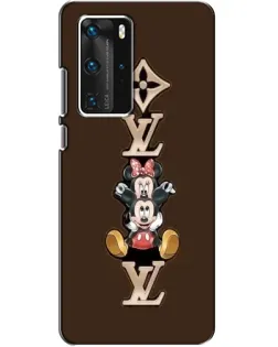Чехол для Huawei P40 Pro с картинкой «LV и Микки Маус»