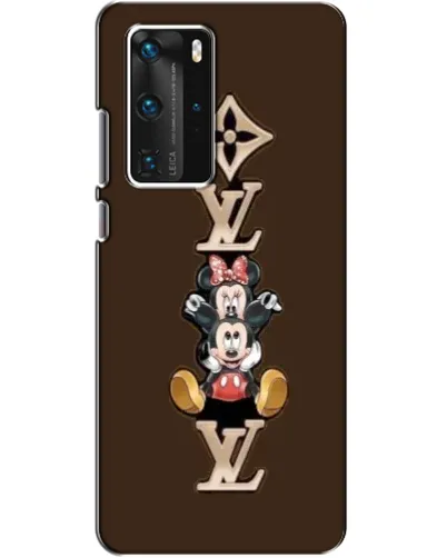 Чехол для Huawei P40 Pro с картинкой «LV и Микки Маус»