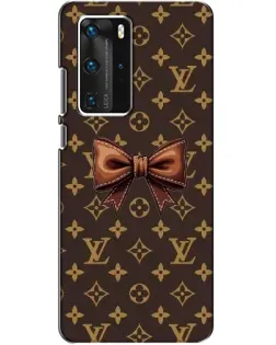 Чехол для Huawei P40 Pro с картинкой «LV с бантом»