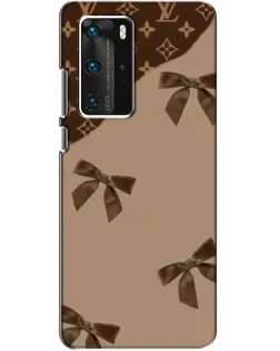 Чехол для Huawei P40 Pro с картинкой «LV — кофейный атлас»