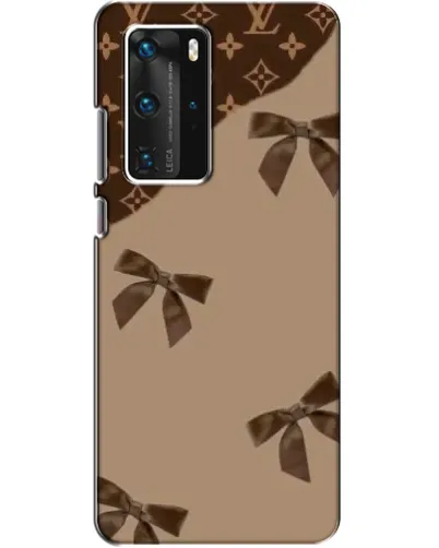 Чехол для Huawei P40 Pro с картинкой «LV — кофейный атлас»