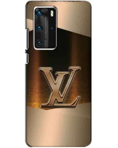 Чехол для Huawei P40 Pro с картинкой «LV — золотое сияние»
