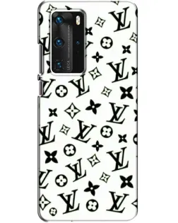 Чехол для Huawei P40 Pro с картинкой «Монохромный хаос LV»